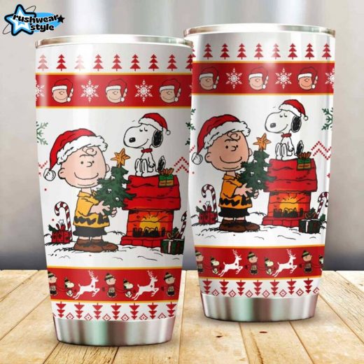 Charlie Brown and Snoopy Tumbler – Peanuts Holiday Collectible