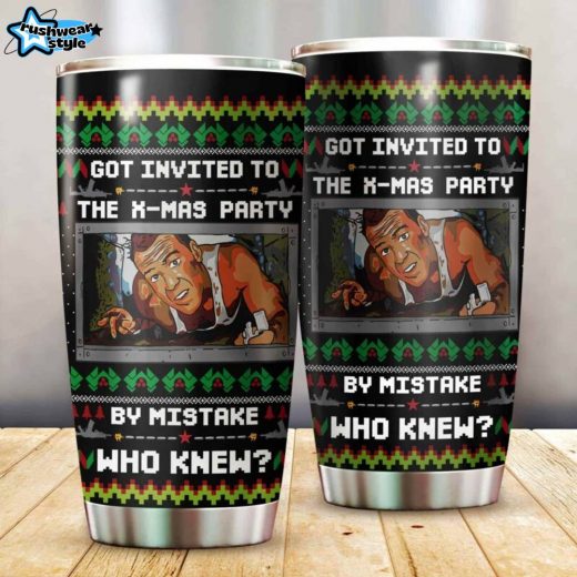 Die Hard Christmas Party Tumbler – Got Invited Edition