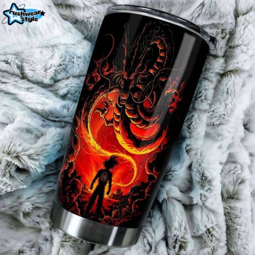 Dragon Ball Tumbler – Goku and Shenron Anime Custom Design