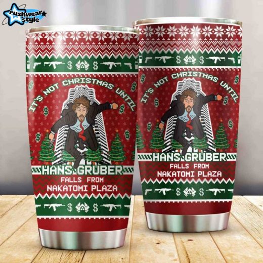 Hans Gruber Fall Tumbler – Nakatomi Plaza Die Hard Collectible