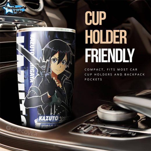 Kazuto Kirigaya Anime Tumbler – Stainless Steel Sword Art Online Cup