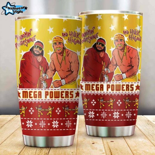 Mega Powers Tumbler – Macho Man and Hulk Hogan Wrestling Collectible