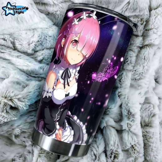 Rem and Ram Anime Tumbler – Re Custom Stainless Steel Design