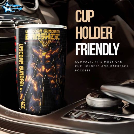 Unicorn Gundam Banshee Anime Tumbler – Custom Gundam Design