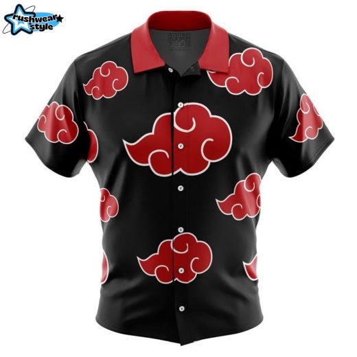 Akatsuki Button Up Hawaiian Shirt