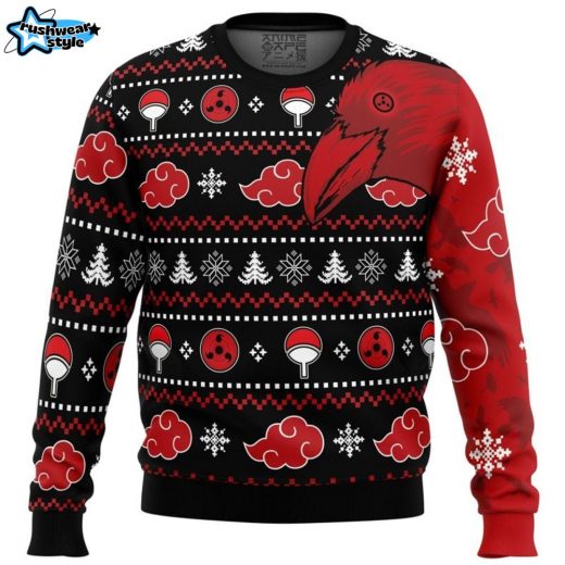 Akatsuki Itachi Symbolic Crows  Christmas Sweater