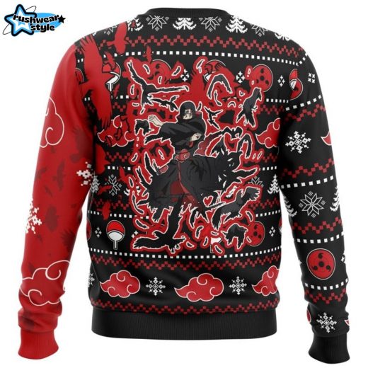 Akatsuki Itachi Symbolic Crows  Christmas Sweater