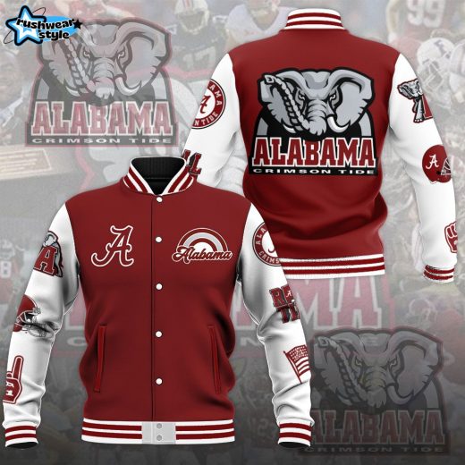 Alabama Crimson Tide Football Varsity Jacket