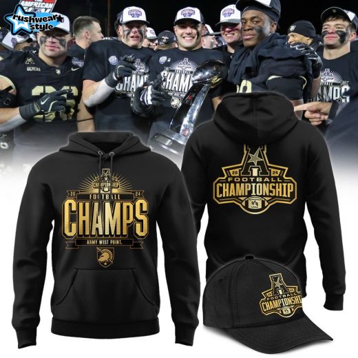 Army West Point Athletics Champions Shirt and Cap Gold