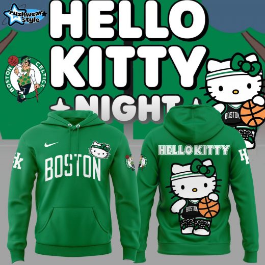 Boston Celtics x Hello Kitty 2024 Limited Edition Hoodie