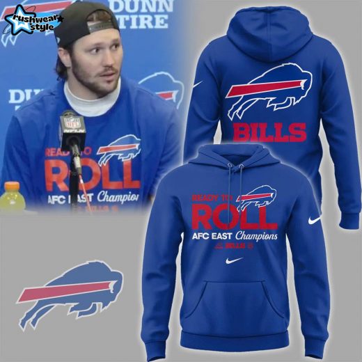 Buffalo Bills 2024 AFC East Division Champions Locker Room Trophy Hoodie Ver4