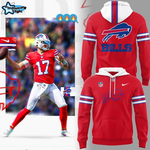 Buffalo Bills NFL 2024 Nike Limited Red Hoodie