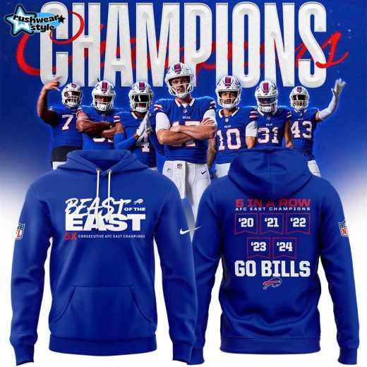 Buffalo Bills Nike 2024 AFC East Division Champions Hoodie