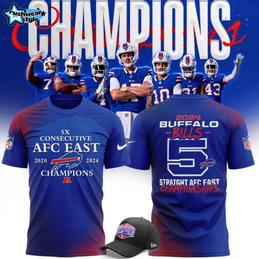 Buffalo Bills Nike 2024 AFC East Division Champions Premium Limited Shirt