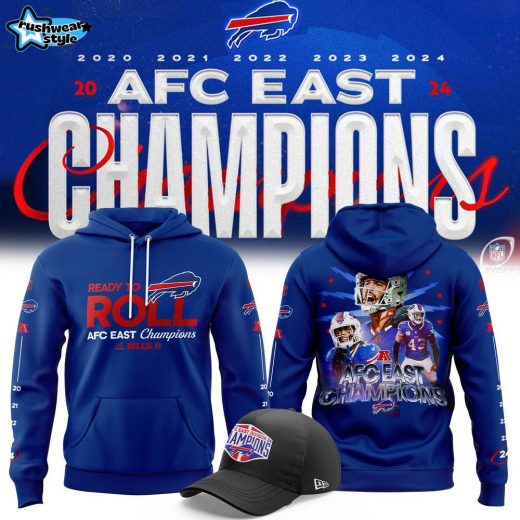 Buffalo Bills Nike Premium Pullover Hoodie Division Champions Version 4