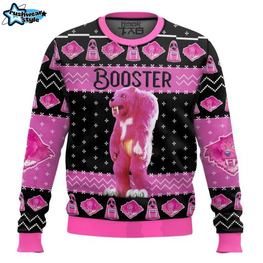 Chainsmoking Booster Jingle All the Way Ugly Sweater