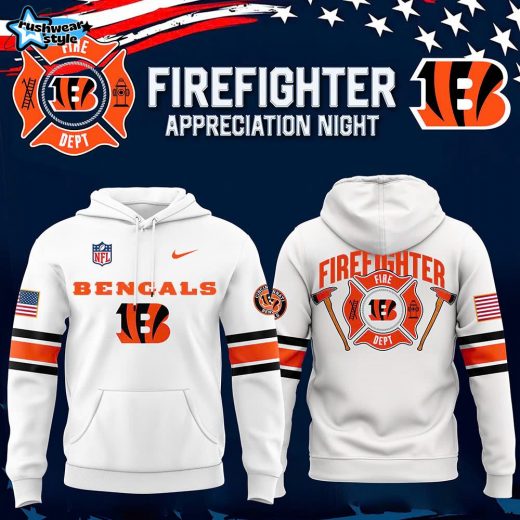 Cincinnati Bengals x 2024 Firefighter Appreciation Night Premium Limited Hoodie