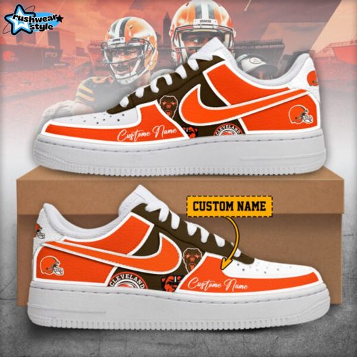 Cleveland Browns – Nike Air Force 1 shoes