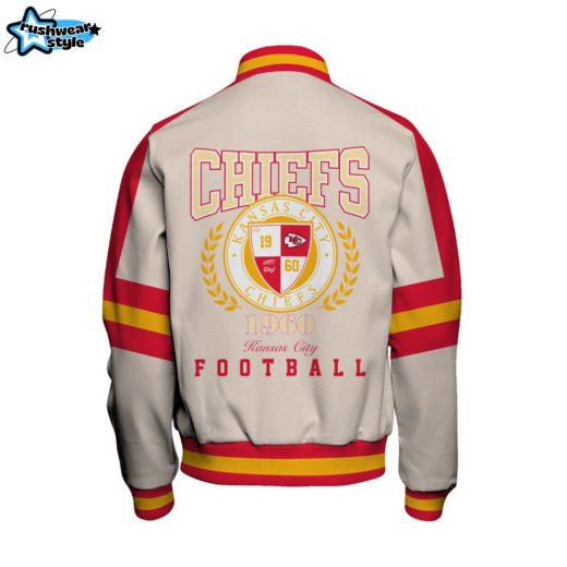 Custom Kansas City Chiefs Football Team 2024–25 Varsity Jacket – Feel The Power