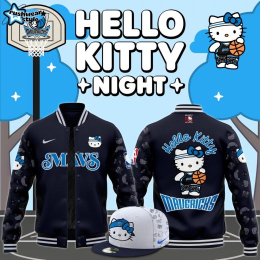 Dallas Mavericks x Hello Kitty Night 2024 Premium Bomber Jacket