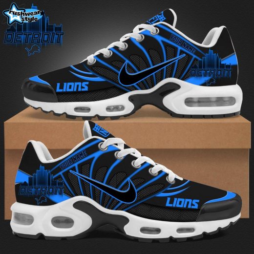 Detroit Lions Back In Black NFL Limited Edition Shoes 2024