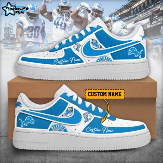 Detroit Lions – Nike Air Force 1 shoes