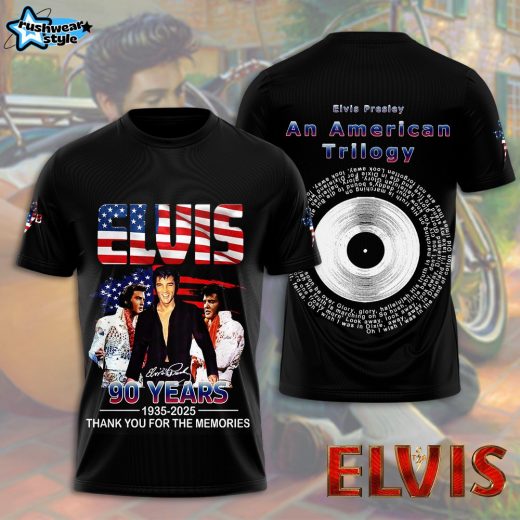 Elvis Presley Music 3D T-shirt