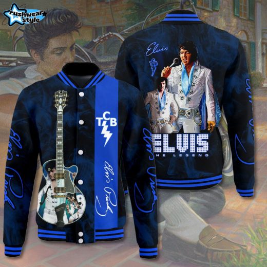 Elvis Presley Music Varsity Jacket