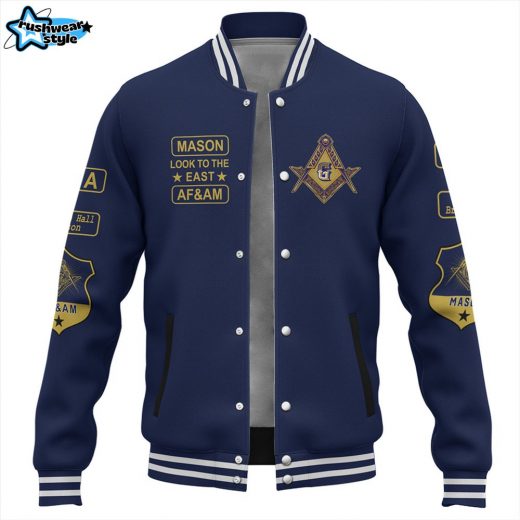 Freemasonry Baseball Jacket Prince Hall AF & AM Royal Shield