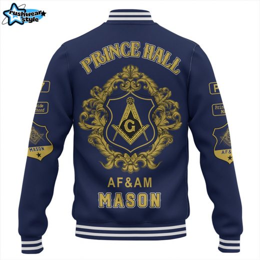 Freemasonry Baseball Jacket Prince Hall AF & AM Royal Shield