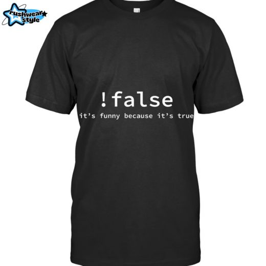 Funny False Programming Coding Short Sleeve T shirt for Programmers