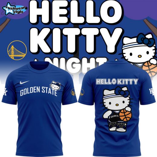 Golden State Warriors x Hello Kitty 2024 Limited Edition T Shirt