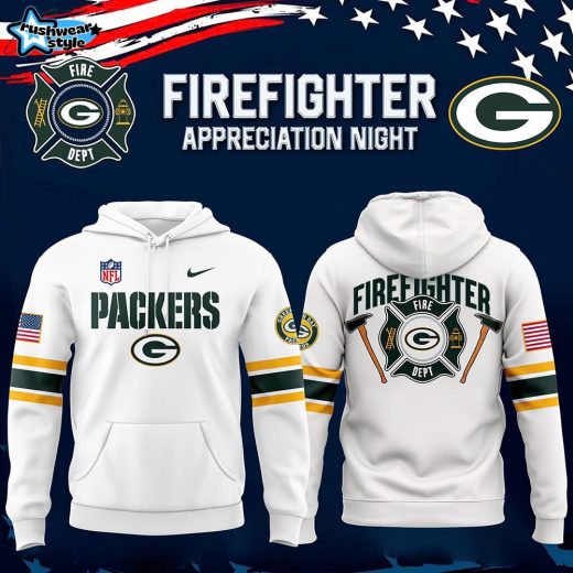 Green Bay Packers x 2024 Firefighter Appreciation Night Premium Limited Hoodie