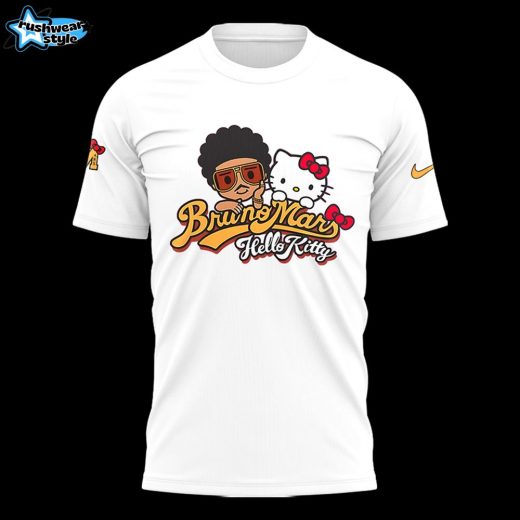 Hello Kitty x Bruno Mars Gift For Fans Limited Edition Tshirt