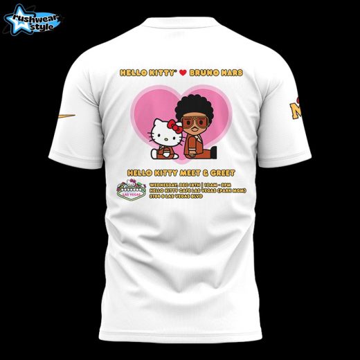 Hello Kitty x Bruno Mars Gift For Fans Limited Edition Tshirt