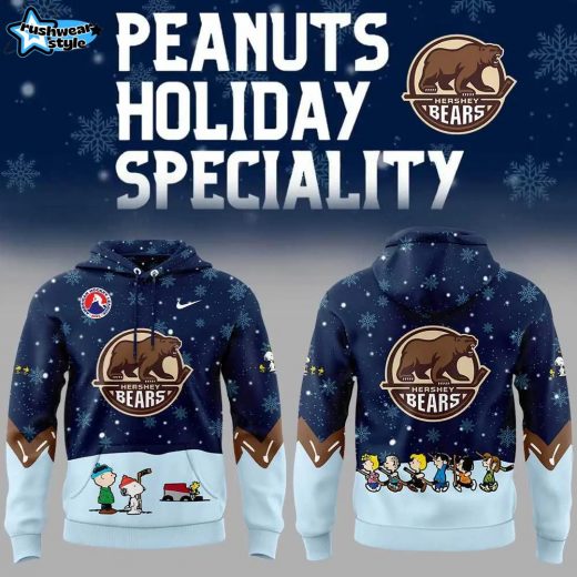 Hershey Bears Peanuts & Snoopy Night Nike Hoodie V2