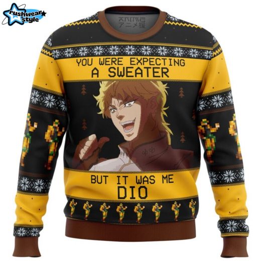 It Was Me Dio Jojo’s Bizarre Adventure Ugly Christmas Sweater