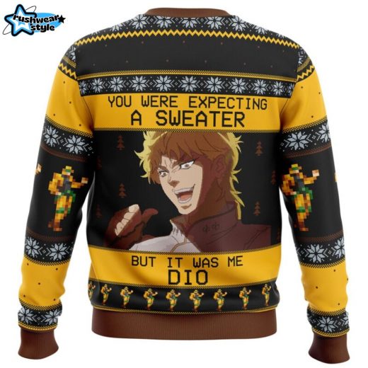 It Was Me Dio Jojo’s Bizarre Adventure Ugly Christmas Sweater