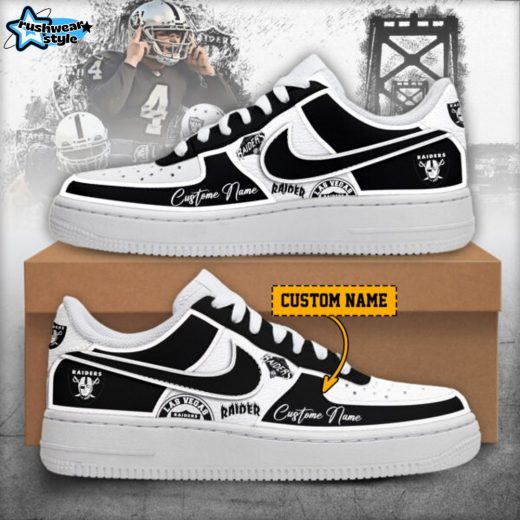 Las Vegas Raiders – Nike Air Force 1 shoes