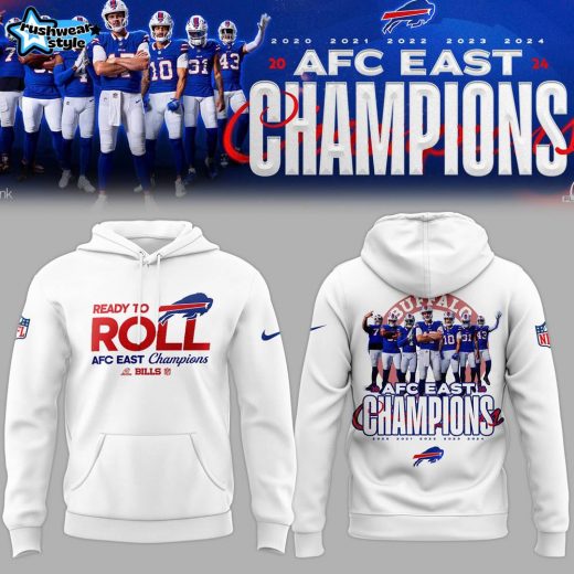 Limited Buffalo Bills Nike 2024 AFC East Division Champions Hoodie