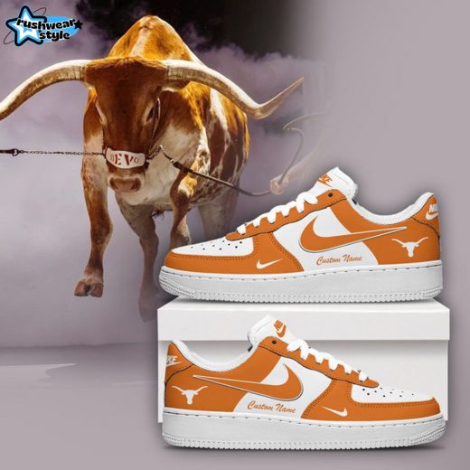 Limited Edition Air Force Shoes Tx Longhorns Custom Name 2024 V2