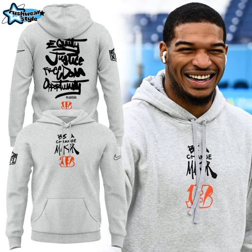 Limited Edition Be A Change Maker Cincinnati Bengals Hoodie