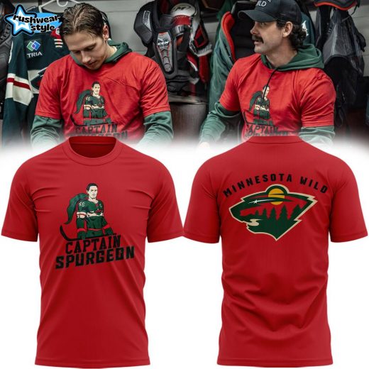 Limited Edition Captain Spurgeon NHL Minnesota Wild Tee