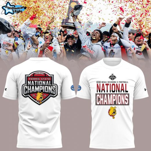 Limited Ferris State Football NATIONAL CHAMPIONSHIP 2024 TShirt