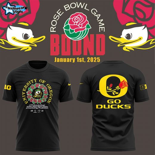 Limited Oregon Ducks Rose Bowl Game TShirt