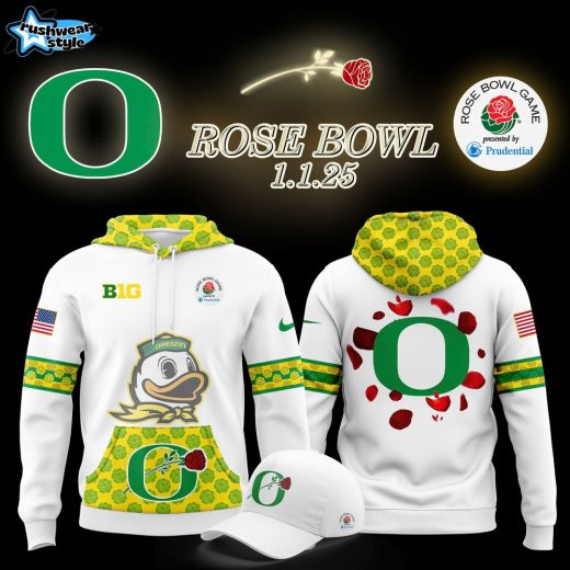 Limited Oregon Ducks x Rose Bowl Game Hoodie