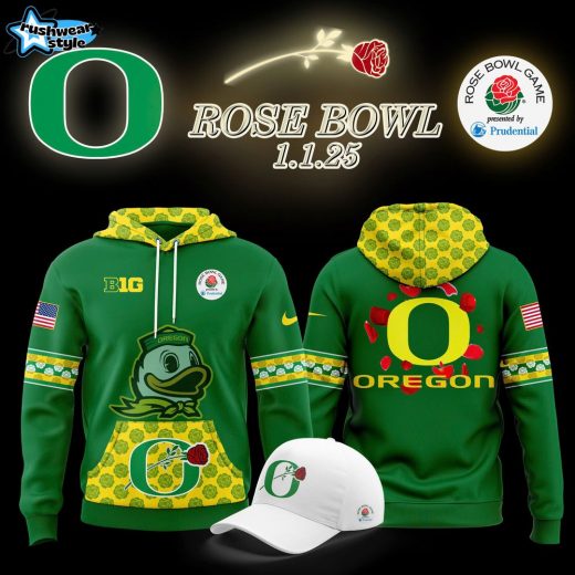 Limited Oregon Ducks x Rose Bowl Game Hoodie V2