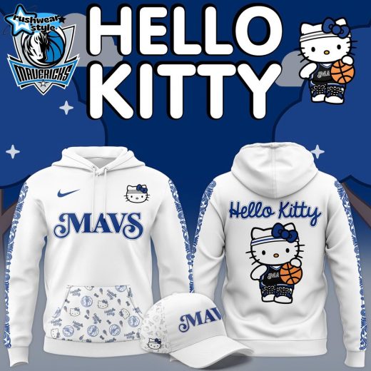 Limited_Dallas Mavericks NBA Hello Kitty Hoodie