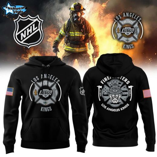 Los Angeles Kings Firefighter Appreciation Night 2024 Premium Hoodie