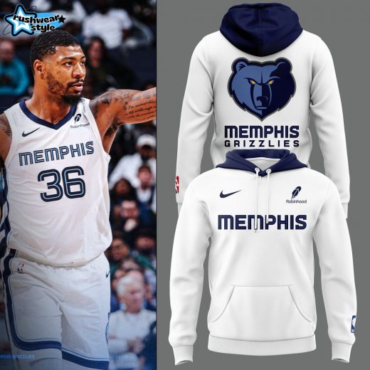 Memphis Grizzlies Swingman Hoodie 2024 White Edition